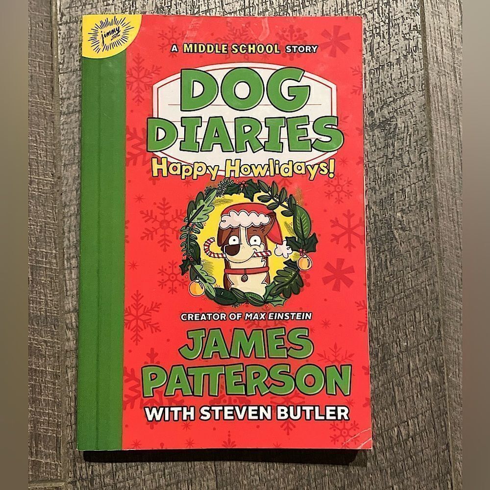 New! Middle School Story:The Dog Diaries 2 by Bestselling Author James Patterson